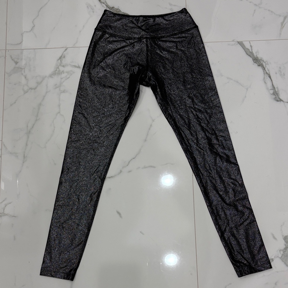 Beyond Yoga Black Shimmer Leggings